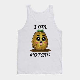 Funny Potato, I am Potato Tank Top